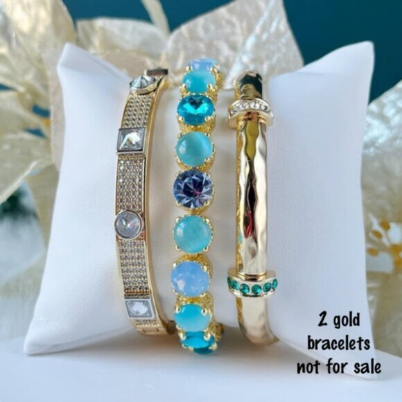 Park Lane Authentic Blue Lagoon Impression Tennis Bracelet! - Picture 4 of 4